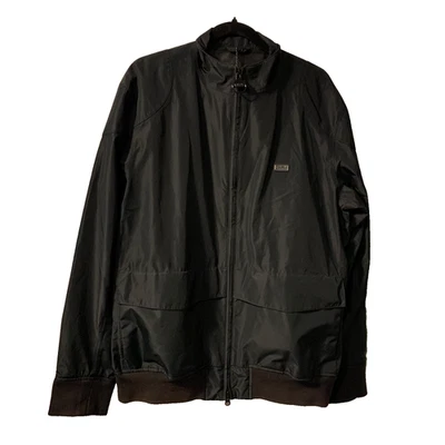 Barbour International Men's Broad Jacket Size XL Black Waterproof Old Money Logo - Image 1 of 4