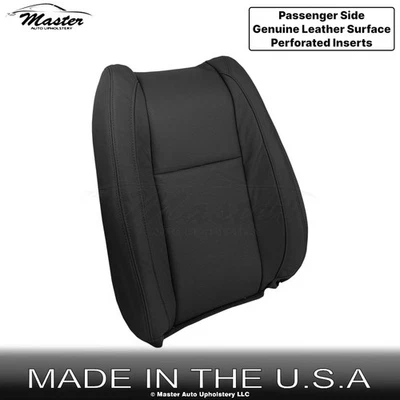 2007-2015 Fits Mazda CX-9 Genuine Leather Perforated Passenger Top Cover Black - Image 1 of 4
