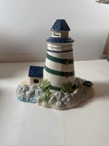 Pfaltzgraff Meeresbrise Leuchtturm Kerzen-/Räucherstäbchenhalter Maritim Stranddeko - Bild 1 von 8