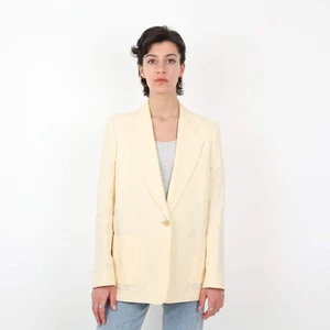 Acne Studios Yellow Blazer, UK Size 8 - Picture 1 of 4