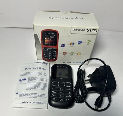 Alcatel One Touch 217D Black Mobile Phone – Used, Untested - Image 1 of 4