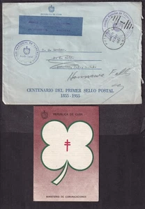 1957 Brief & Prospekt Nationalrat Tuberkulose Marianso nach Potsdam NY forwa - Bild 1 von 3