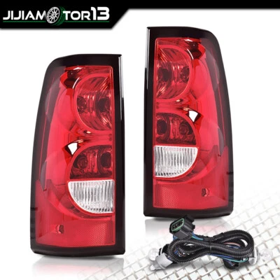 Lámpara de luces traseras derecha izquierda apta para Chevy Silverado 1500 2500 3500 HD 2003-2006 Foto 1 de 4