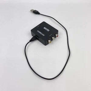 HD 1080P HDMI-compatible To AV RCA Adapter Mini for HDMI2AV Video Converter - Picture 1 of 6