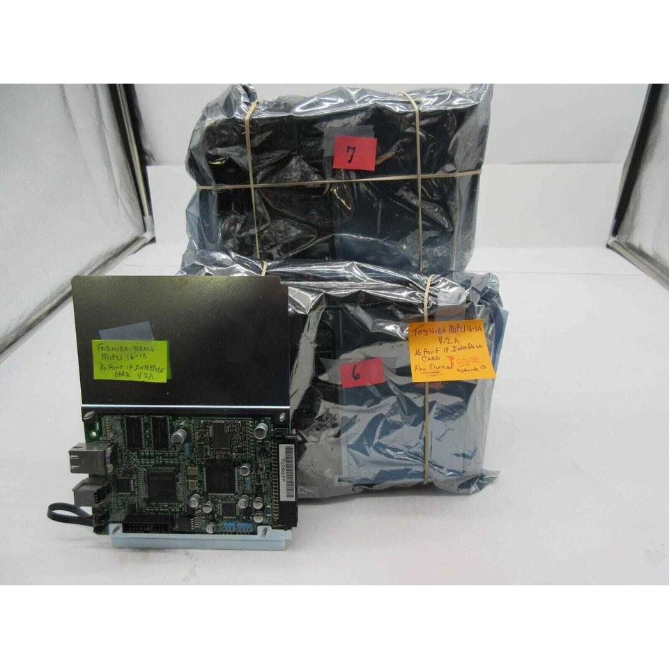TOSHIBA MIPU 16-1A V.2A 16 Port IP Interface Card, Pre Owned. - Image 1 of 2