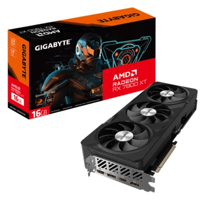 Gigabyte Radeon RX 7800 XT GAMING OC 16GB video card GDDR6 2X8PIN HDMI PCI-E - Image 1 of 4