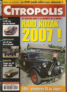 CITROPOLIS 66 ROSALIE CITROEN CX 1980 85 VISA II CLUB 83 DS au JAPON RAID KOSAK - Imagen 1 de 2