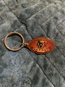 Houston Texans Brass Key Ring Wincarft - Picture 1 of 2