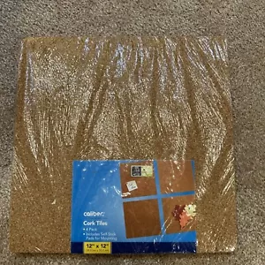 Cork Wall Tiles 12" x 12" x 1/4" 4 square feet Brown (10210) - Picture 1 of 4