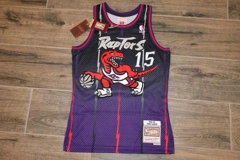 NWT Toronto Raptors Vince Carter Mitchell & Ness NBA Basketball Jersey S #15 NEW Cover