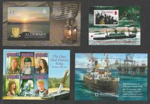 ALDERNEY 4 MIN BLATT SAMMLUNG*****SONDERPREIS***** POSTFRISCH - Bild 1 von 1