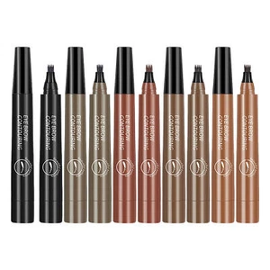 Microblading Tattoo Eyebrow Ink Pen Long Lasting Eye Brow Pencil 3D Fork Makeup - Picture 1 of 17