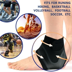 Sprunggelenkbandage Unterstützung Schmerzlinderung Kompressionshülse Plantarfasziitis Fußbandage - Bild 1 von 15