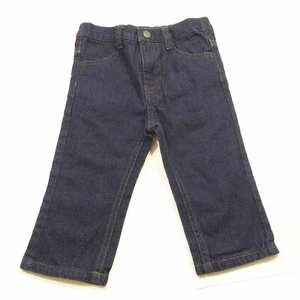 Nautica 12 Months Blue Denim Jeans Pants Boys & Girls With Elastic Waistband - Picture 1 of 4