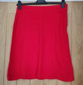 NWT Red Aline Skirt Etams Size 10 - Picture 1 of 3