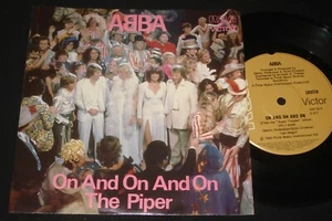 ABBA - ON AND ON AND ON / THE PIPER 1980 P/S 45 - 1970s / 80s POP - Picture 1 of 1