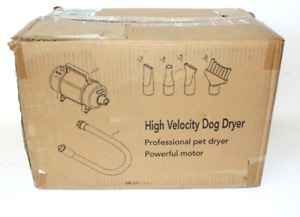 PetLife High Velocity Dog Dryer, Professional, Powerful Motor, Blower, Blue V-10