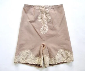 Vtg 50s 60s Emilio Pucci Formfit Rogers Taupe Ivory Lace Panty Girdle Shaper S - Picture 1 of 8