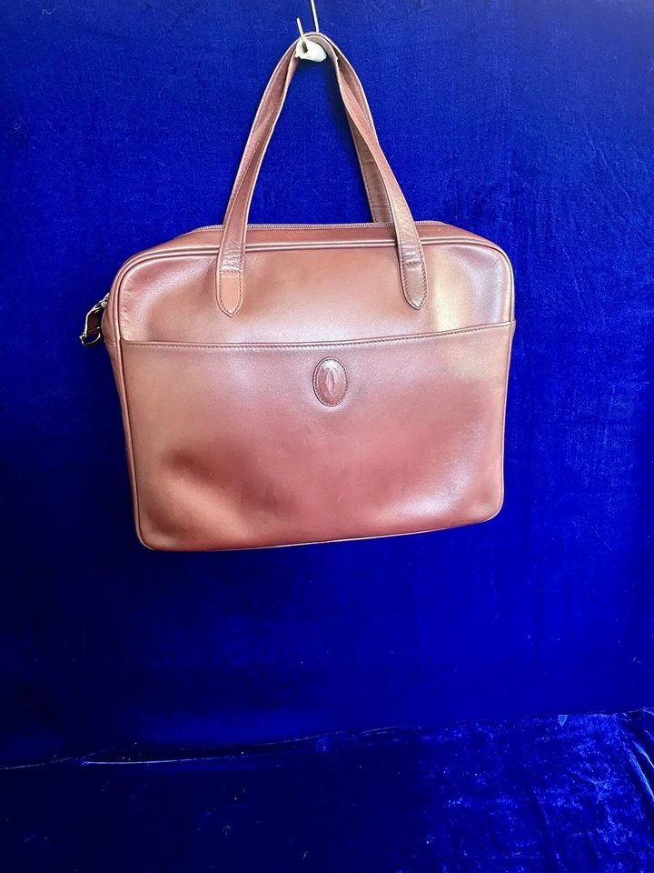 Cartier Bolso Mensajero Porta Documentos Maletín Bolso de Cuero Bolsa Mochila Estuche Foto 1 de 4