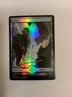 MTG Magic Forest FOIL Signed F&B Artist Proof x1 Battle For Zendikar Paquette - Image 1 of 2