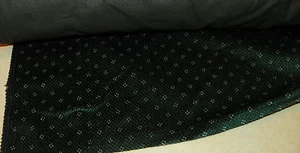 Dunkelgrün Weiß Druck Chenille Polsterstoff 1 Yard R303 - Bild 1 von 1