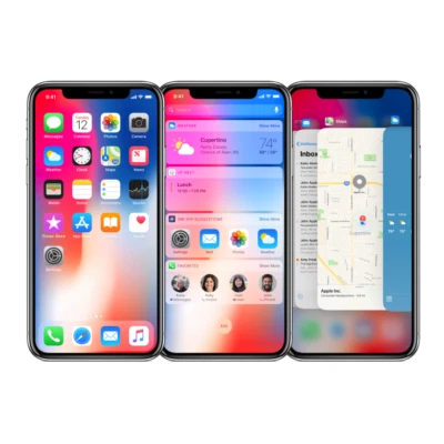 Original Unlocked Apple iPhone X 5.8 " Hexa-core 64GB/256GB  SmartPhone Face ID - Image 1 of 3