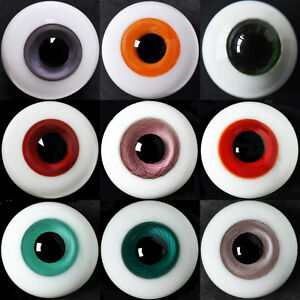 Wholesale 10 Pair 8mm Round BJD Glass Eyes for  BJD OOAK SD Pullip Doll 