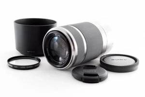 Sony E F4.5-6.3 55-210mm Argent SEL55210 pour E-Mount " Lecture " W/Capuche, À [ - Photo 1 sur 12
