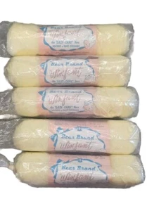 Bear Brand Winfant Yarn Acrylic Pale Yellow Lot 5413 Color 7 Skiens 5 vtg - Picture 1 of 7