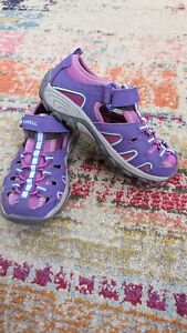 Merrell Kids Hydro H2O Hiker Sandal Sandals Purple Pink EUC Sz 11 Toddler