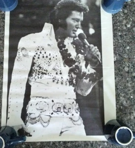 Elvis Presley schwarz-weiß Poster 17,5 x 22 - Bild 1 von 1
