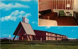 Sportsmens Motor Lodge Shenandoah Race Track Charlestown West Virginia Postcard - Picture 1 of 2