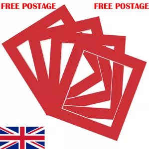 Supporto ROSSO per foto/foto tutte le misure da 5x5 a 20x16 da montare da 3x3 a 16x12 A4 A3 11x9 - Foto 1 di 18