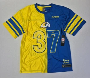 NFL LA RAMS Football Stitched Jersey, Two Tone #37 Est. Embroidered Size M - NWT - Picture 1 of 14