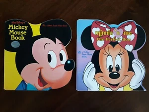 2 Golden Super Shape Books - Mickey Mouse and Minnie 'n Me-The Perfect Bow - Bild 1 von 12