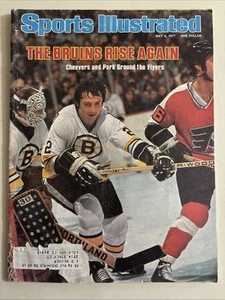 May 9, 1977 Sports Illustrated CHEEVERS & PARK cover Boston Bruins - Picture 1 of 5