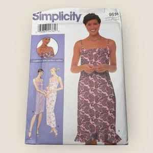 Vintage 2000s Simplicity Sewing Pattern 9616 Misses Dress Size 6-12 - Picture 1 of 2
