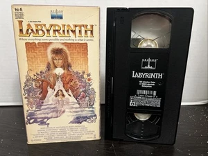 Labyrinth 1986 David Bowie Fantasy Sci-fi Jim Henson Nelson Release Vintage 80s - Picture 1 of 8