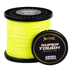 Línea de pesca trenzada HERCULES SUPER HARD amarillo fluo línea de pesca de alta visibilidad - Imagen 1 de 30
