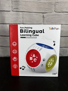 Talk Fun Bilingual Learning Cube. NEW IN BOX. Age 0-2. Eng/Span Lights, Sounds - Picture 1 of 7