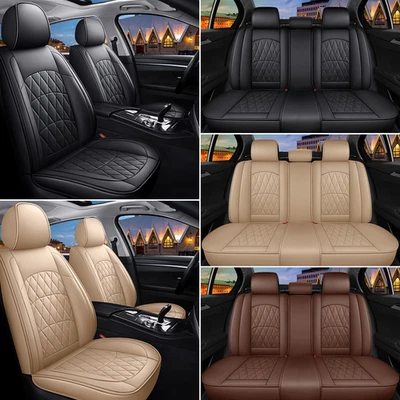 Juego completo de funda de asiento de cuero PU para BMW 1 2 3 4 5 6 7 8 series 740i 750i 5 asientos Foto 1 de 4