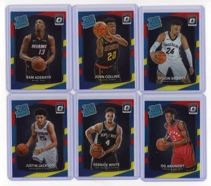 Lotto Rookie 2017 Ottica Rosso/Giallo ANUNOBY ADEBAYO WHITE BROOKS COLLINS JACKSON - Foto 1 di 2