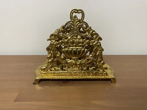 Maitland Smith Brass Double Letter Holder - Picture 1 of 4