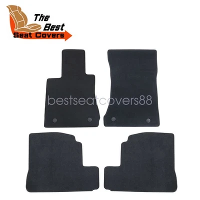 Alfombrillas delanteras y traseras alfombra terciopelo negro para Mercedes Clase S 2005-2013 NUEVAS Foto 1 de 4