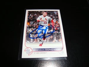 Brendan Donovan St. Louis Cardinal PSA Cert Autograph 2022 Topps Update US150 RC - Picture 1 of 10