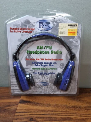 Vintage GPX iM Personal AM/FM Radio Stereo Headphones AHP3500 NOS Purple - Image 1 of 4