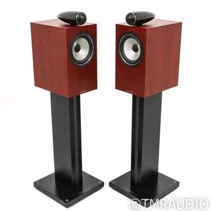 Bowers & Wilkins 705 S2 Bookshelf Speakers; Rosenut Pair w/ Stands - Picture 1 of 12