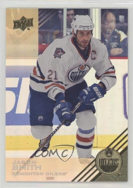 2013-14 Upper Deck Edmonton Oilers Rainbow Foil Jason Smith #50 - Image 1 of 2