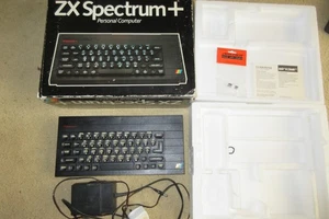 SINCLAIR ZX Spectrum+ Plus parfait état en boîte avec secteur sans câble d'antenne - Photo 1/20