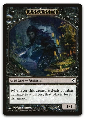 Assassin Token #T1 (NM) Jace vs Vraska DDM Magic MTG - Image 1 of 2